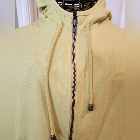 CJ BANKS SIZE 1X cotton hooded jacket. Great lightweight for spring! - Picture 6 of 8